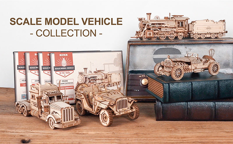 Collection Véhicules Légendaires – Puzzles 3D en Bois
