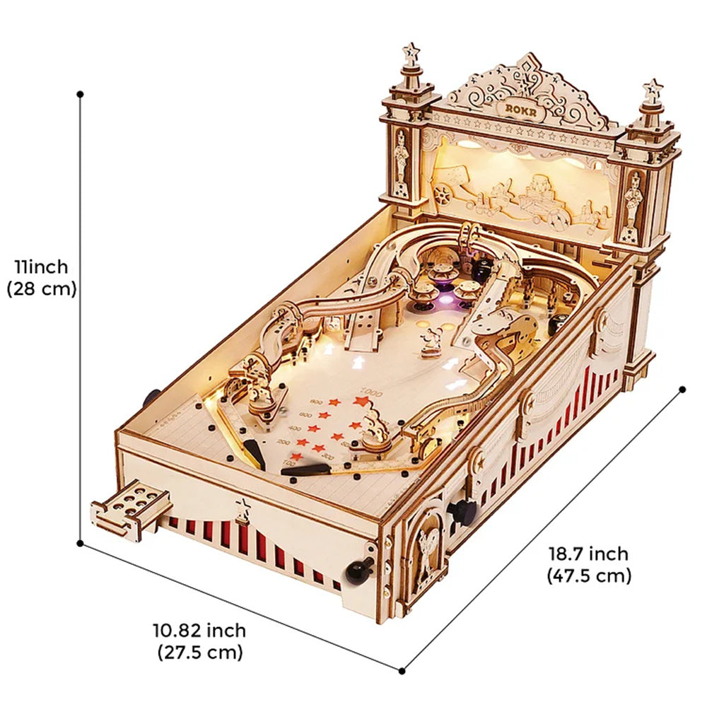Puzzle 3D Flipper en Bois
