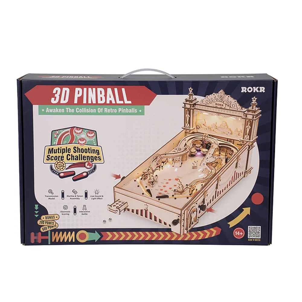 Puzzle 3D Flipper en Bois