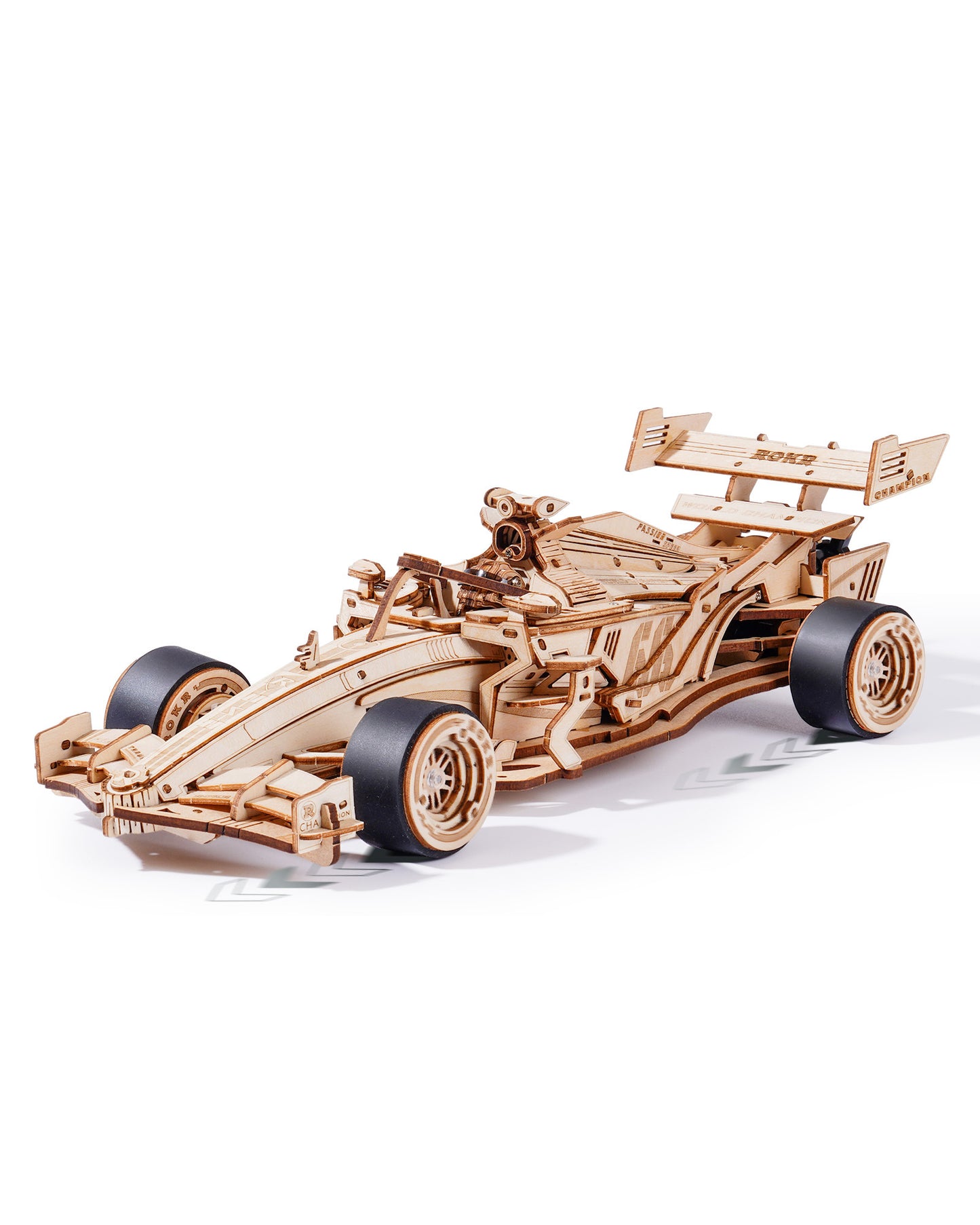 Puzzle 3D Voiture de Course avec Moteur à Crémaillère