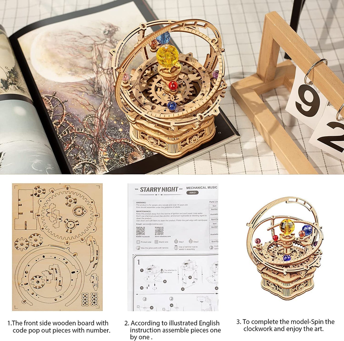 Boîte à Musique Mécanique 3D