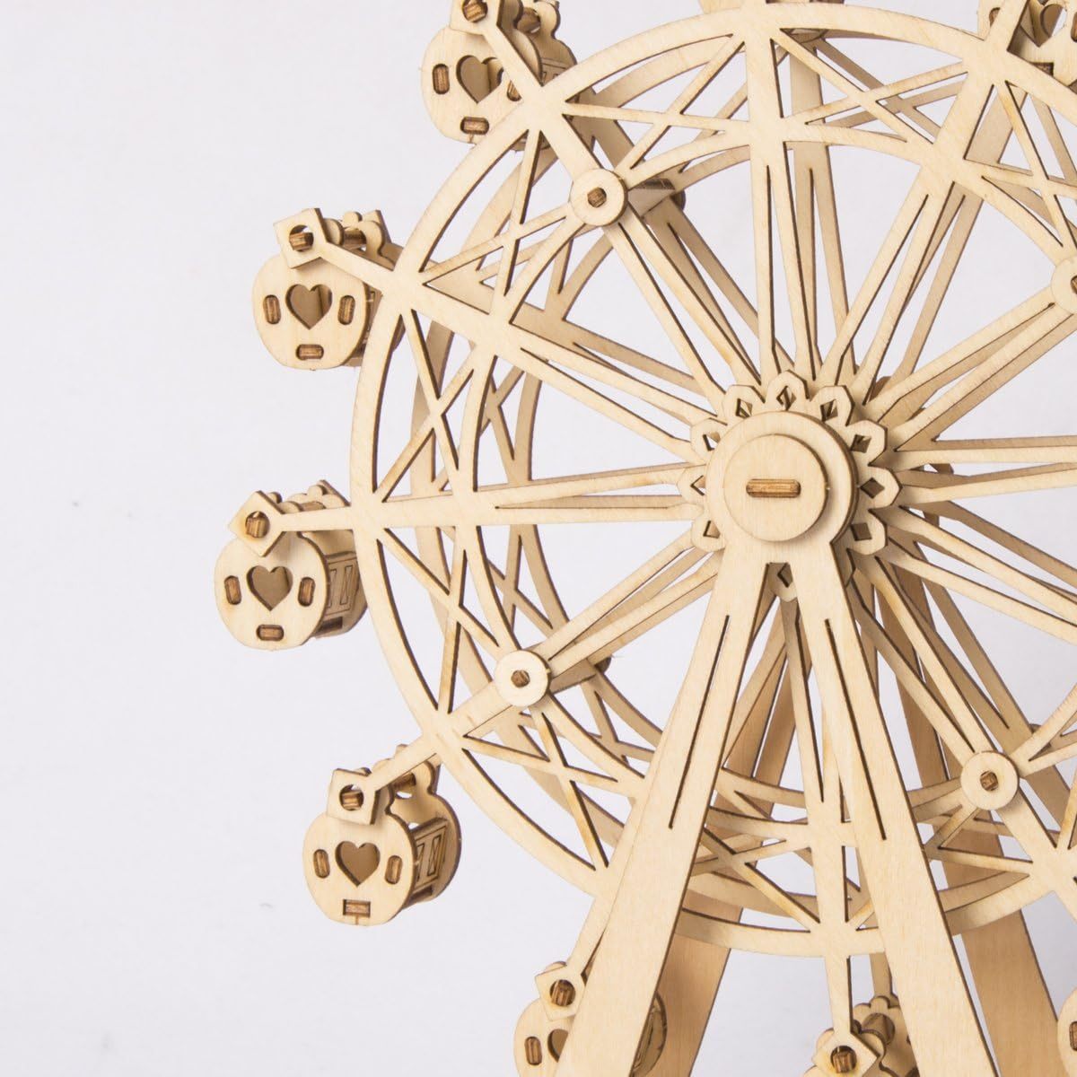 Grande Roue Mécanique en Bois – Puzzle 3D