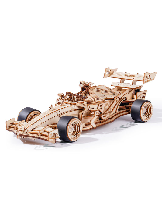 Puzzle 3D Voiture de Course avec Moteur à Crémaillère