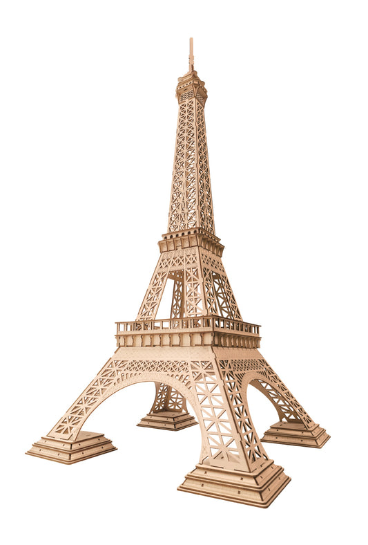 Tour Eiffel en Bois 3D à Assembler – Puzzle Mécanique