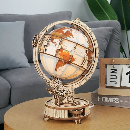 Globe Terrestre Lumineux – Puzzle 3D